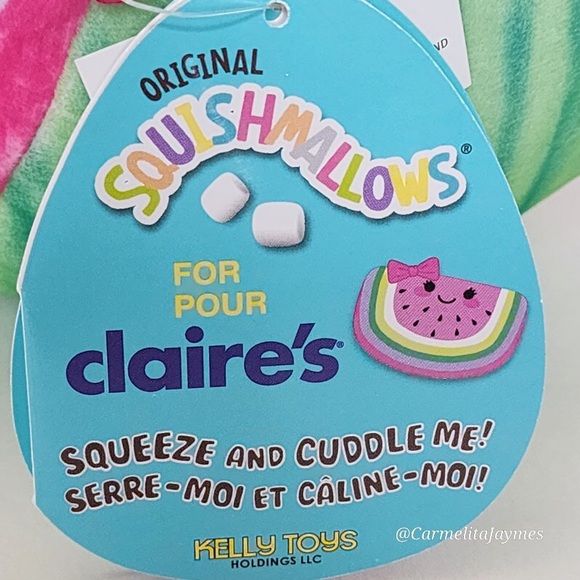 LIETTA 🍉 Happy Watermelon OG HTF Original Squishmallow By Kellytoy NWT - Picture 4 of 8